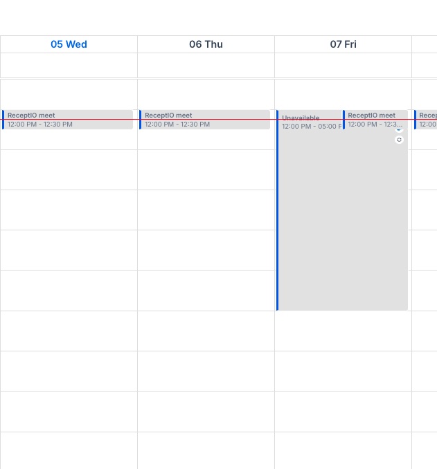 Calendar Synchronisation